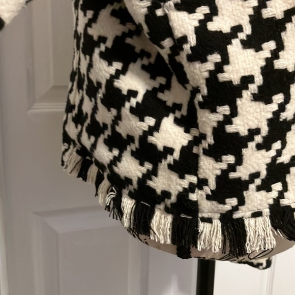 NWT Grey Lab knit houndstooth drop shoulder jacket (Medium) - Picture 3 of 7